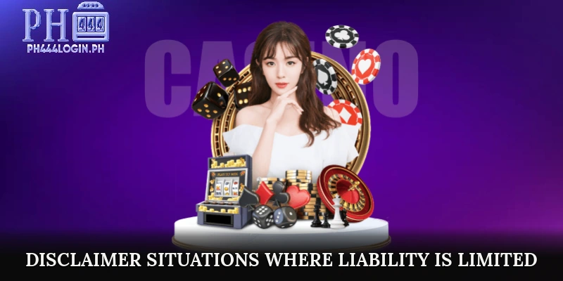 Disclaimer – Situations Where Liability is Limited
