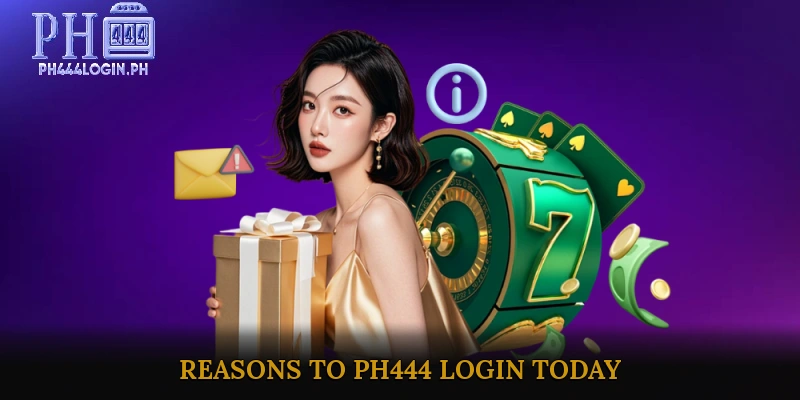 Reasons to PH444 login Today