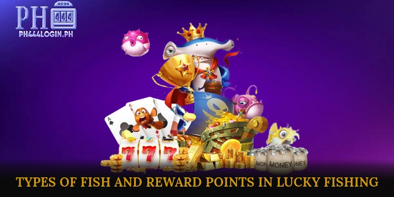 Types of Fish and Reward Points in Lucky Fishing