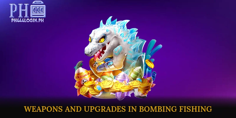Weapons and Upgrades in Bombing Fishing