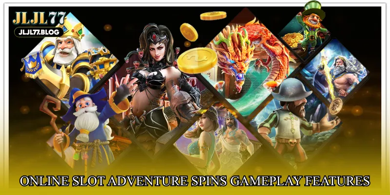Online slot adventure spins gameplay features
